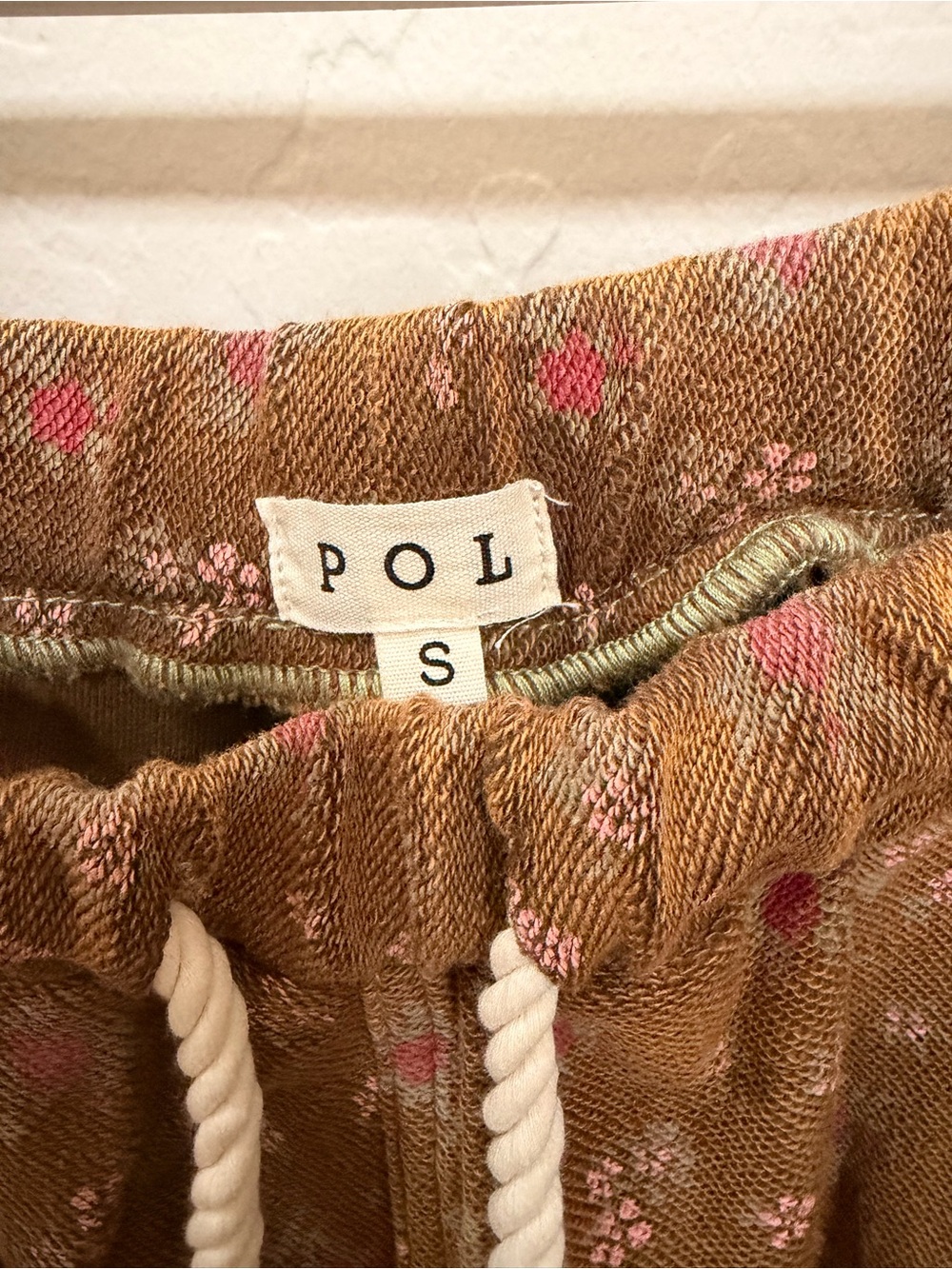 NWT POL Boho Patchwork Wide-Leg Pants in Brown - Picture 5 of 9
